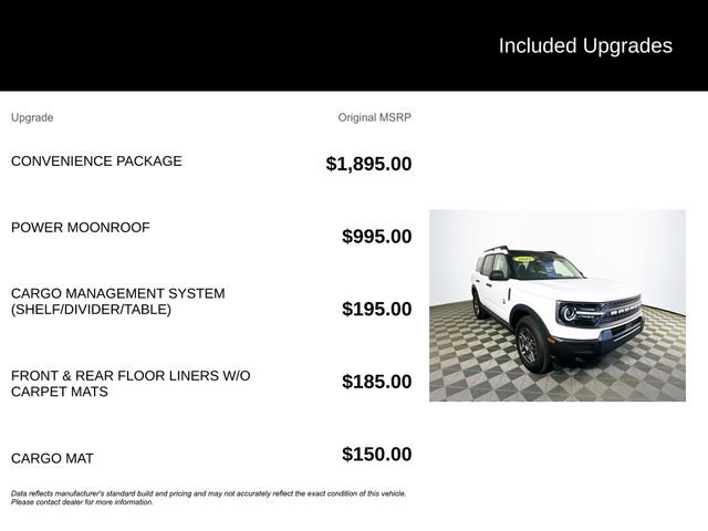 Certified 2025 Ford Bronco Sport Big Bend w/ Convenience Package AWD/4WD image 6