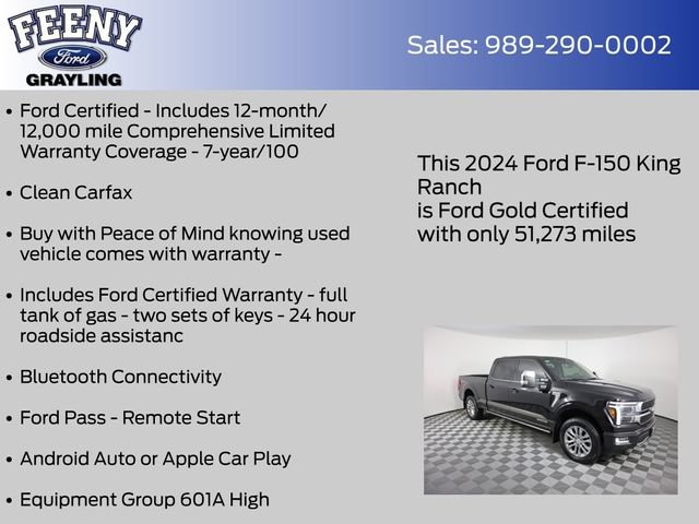 Certified 2024 Ford F150 King Ranch AWD/4WD video 4