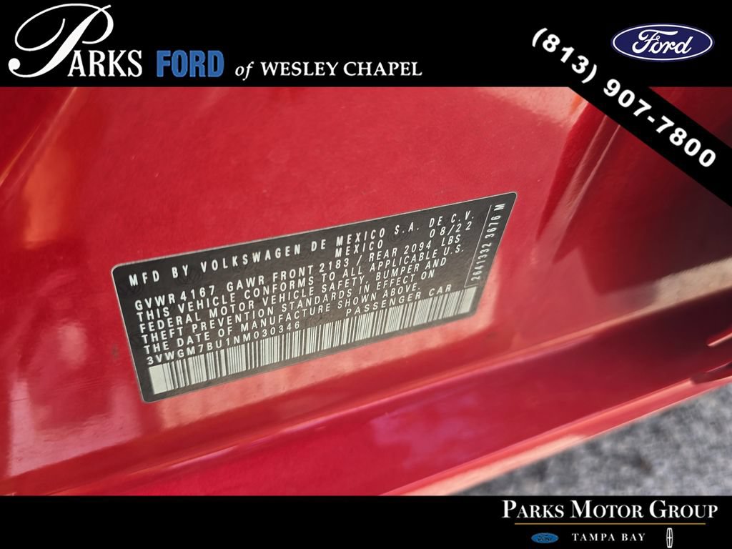 Used 2022 Volkswagen Jetta SEL FWD image 33