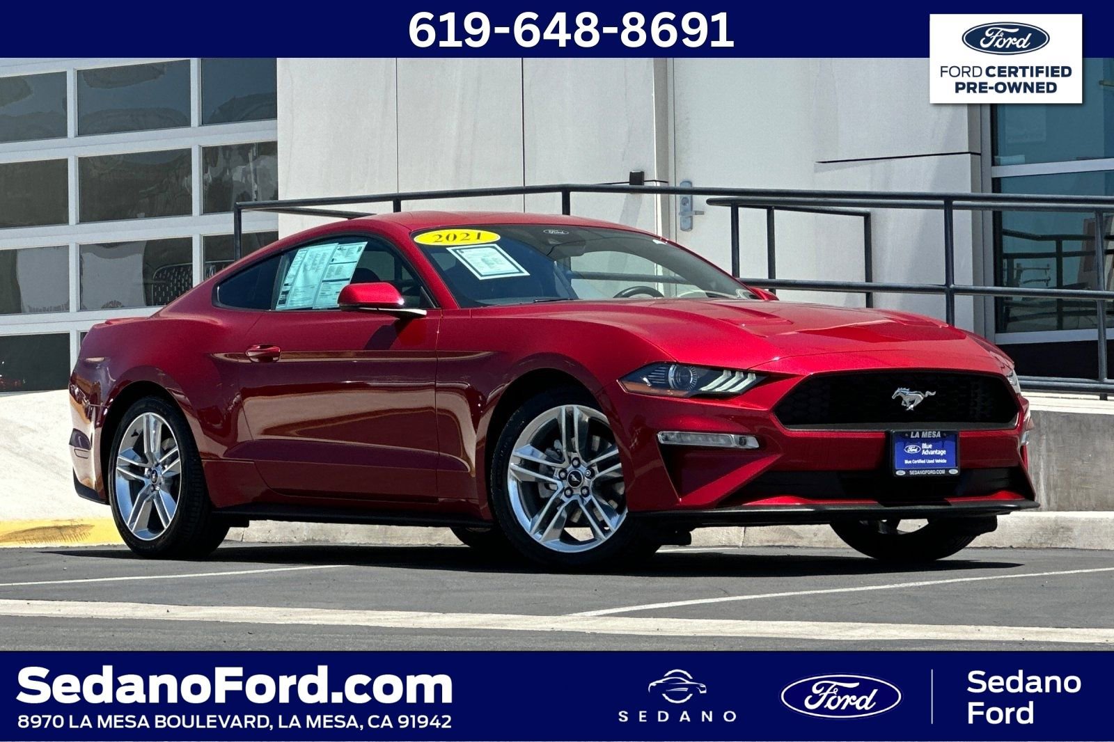 Certified 2021 Ford Mustang Premium w/ Equipment Group 201A