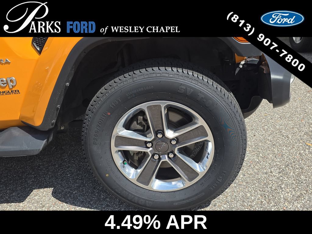 Used 2021 Jeep Wrangler Unlimited Sahara AWD/4WD image 32
