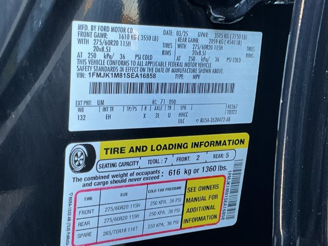 Certified 2025 Ford Expedition Max Platinum AWD/4WD image 25