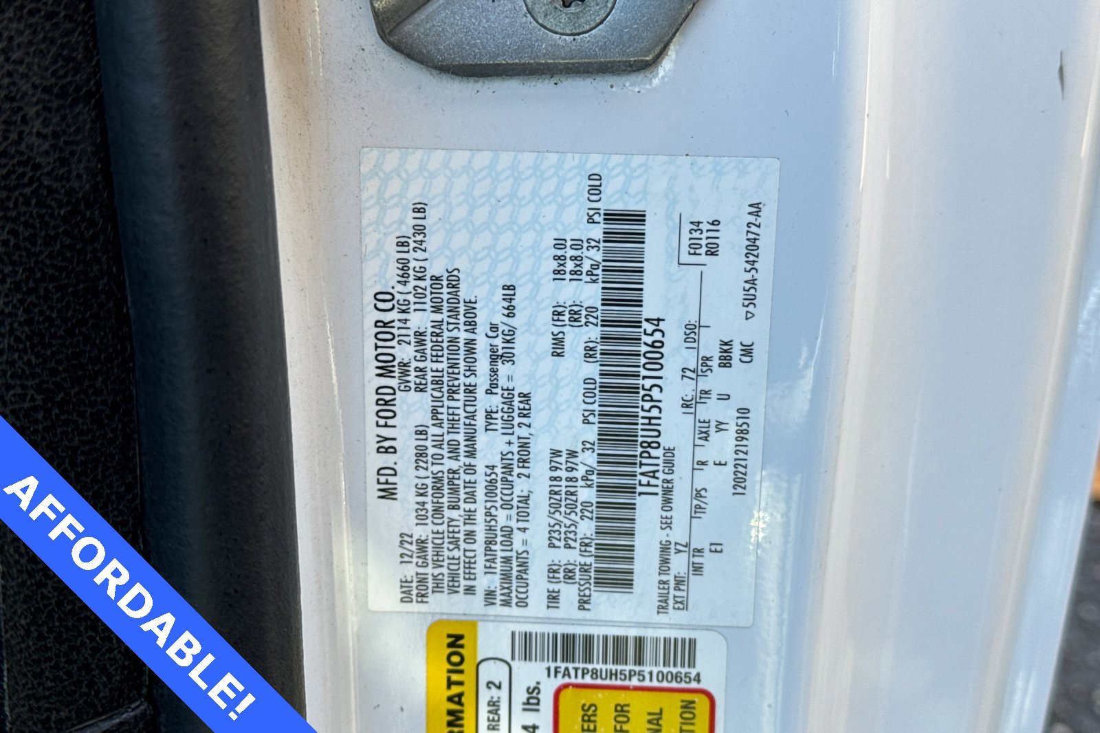 Certified 2023 Ford Mustang Premium image 28