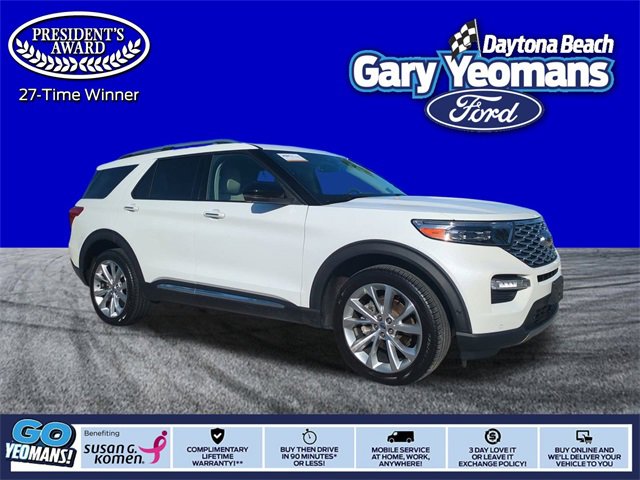 Certified 2021 Ford Explorer Platinum w/ Equipment Group 601A