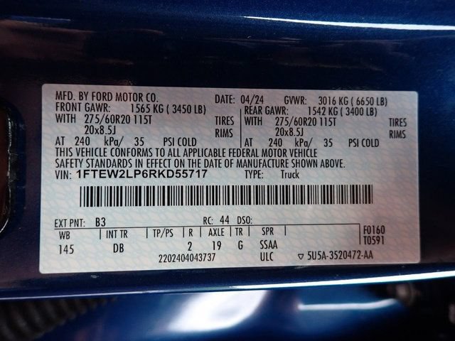Certified 2024 Ford F150 STX AWD/4WD image 14