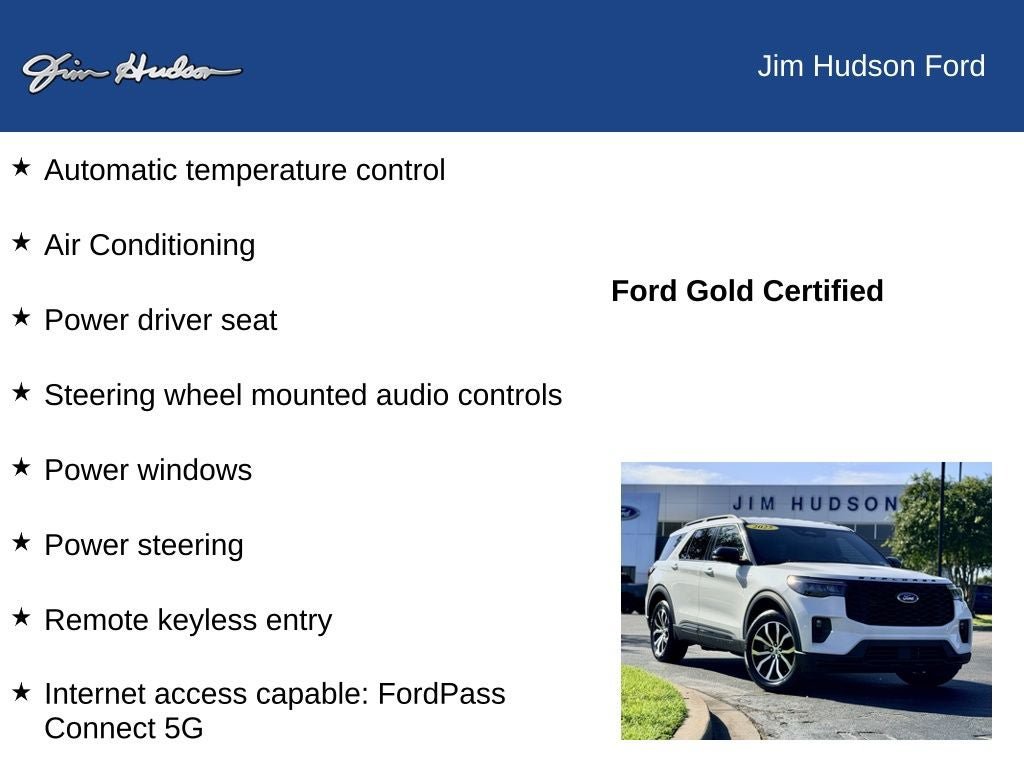 Certified 2025 Ford Explorer ST-Line AWD/4WD image 13