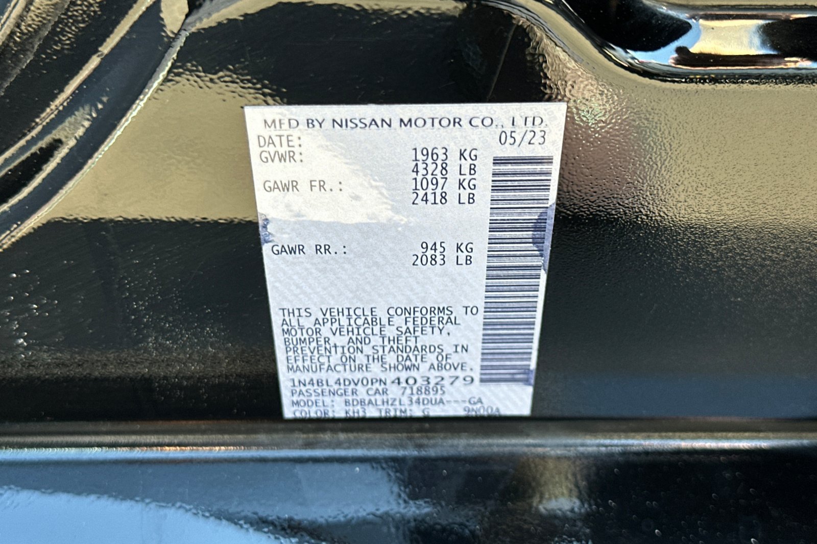 Used 2023 Nissan Altima 2.5 SV FWD image 30