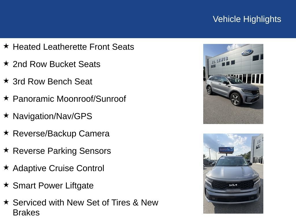 Used 2023 Kia Sorento EX w/ Panoramic Sunroof Package FWD image 26