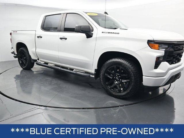 Used 2025 Chevrolet Silverado 1500 Custom w/ Turbomax Blackout Package AWD/4WD image 2