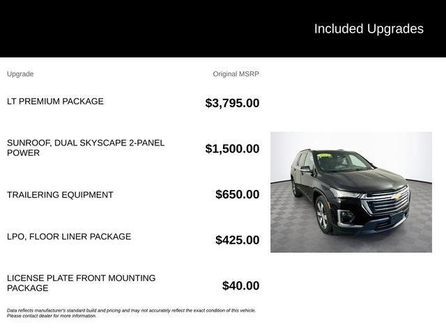 Used 2023 Chevrolet Traverse LT w/ LT Premium Package AWD/4WD image 6