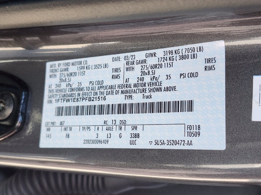 Certified 2023 Ford F150 XLT w/ Equipment Group 302A High AWD/4WD image 34