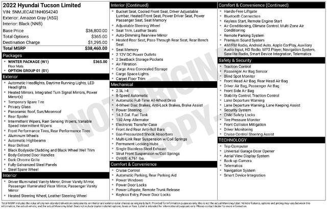 Used 2022 Hyundai Tucson Limited w/ Winter Package image 23