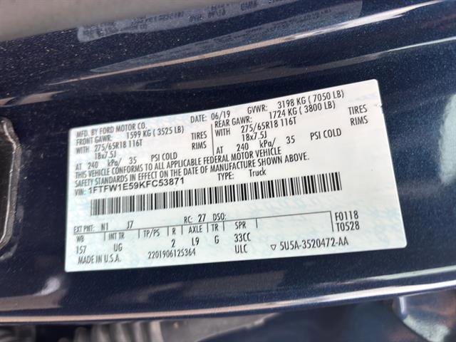 Certified 2019 Ford F150 XLT w/ Equipment Group 302A Luxury image 21