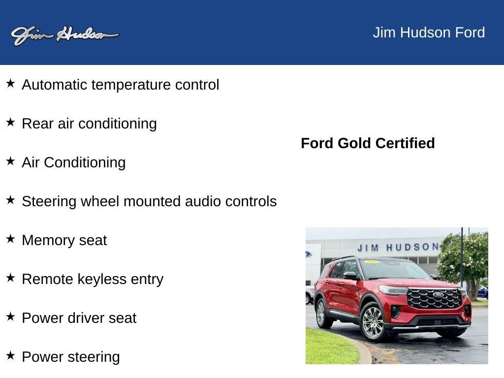 Certified 2025 Ford Explorer Platinum RWD image 13