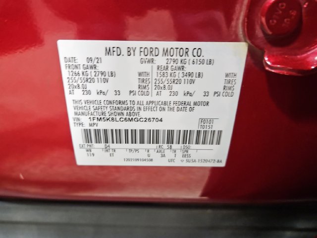 Certified 2021 Ford Explorer King Ranch w/ Premium Technology Package AWD/4WD image 38
