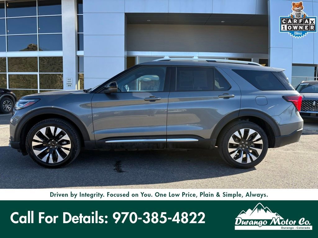 Certified 2025 Ford Explorer Platinum w/ LUX Leather Package AWD/4WD image 3