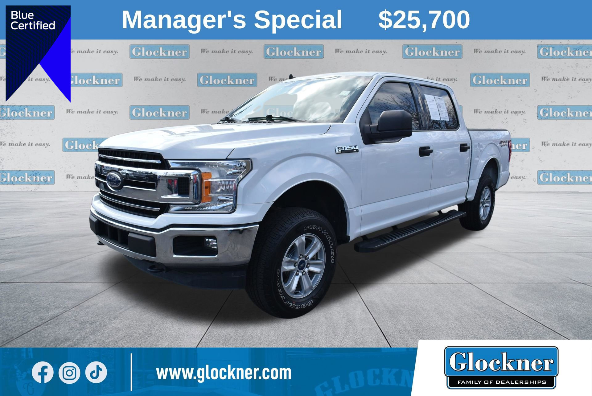 Certified 2020 Ford F150 XLT