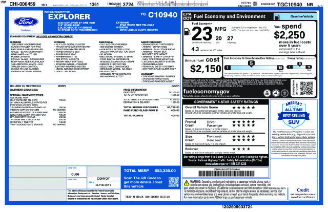 Certified 2026 Ford Explorer ST-Line AWD/4WD image 43