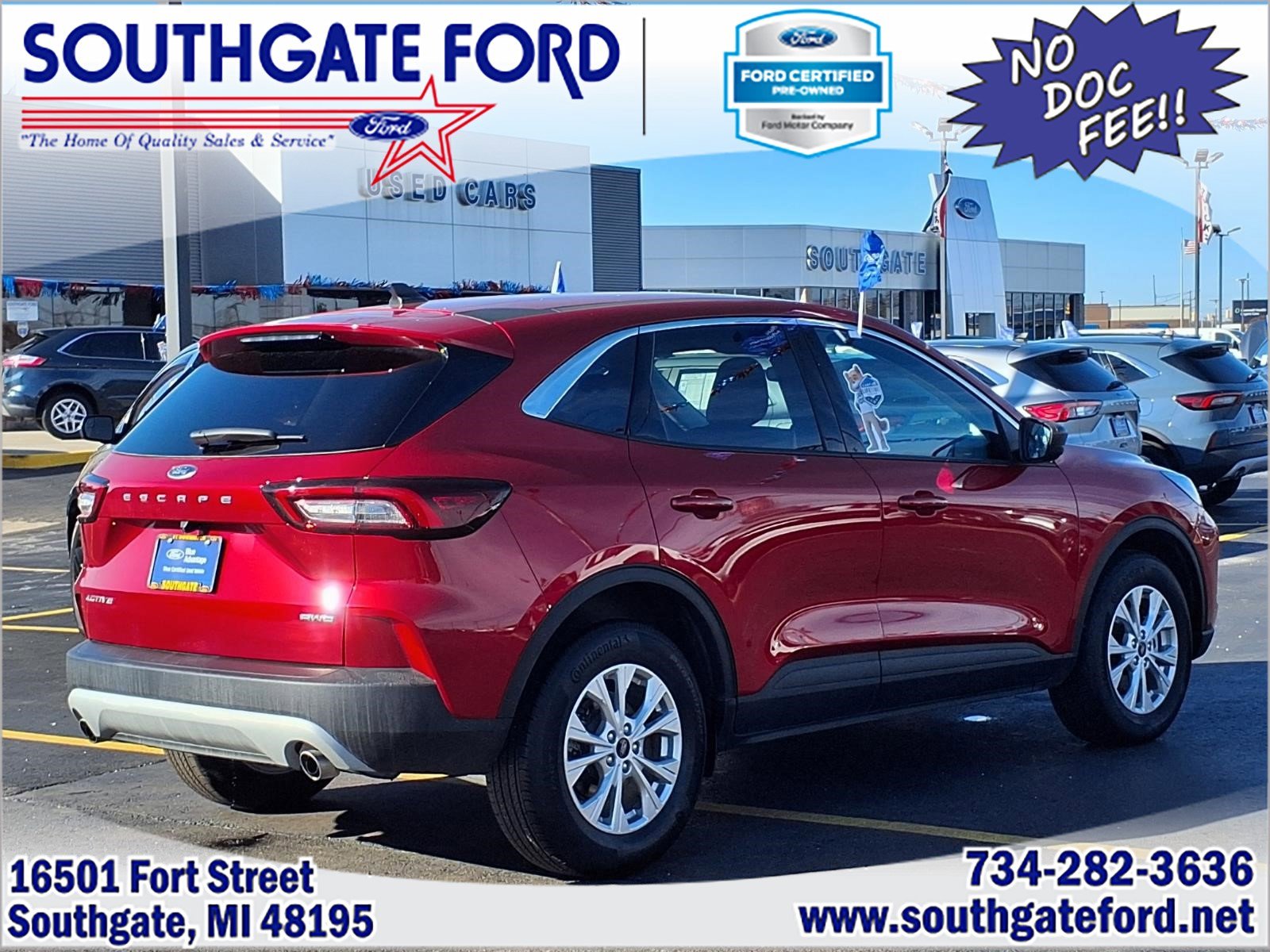 Certified 2023 Ford Escape Active AWD/4WD image 2
