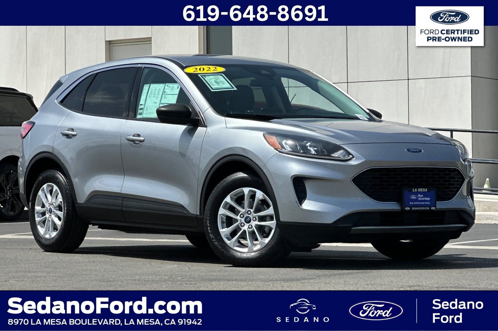 Certified 2022 Ford Escape SE FWD image 1
