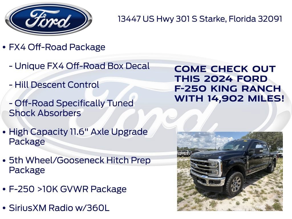 Certified 2024 Ford F250 King Ranch w/ Chrome Package AWD/4WD image 27