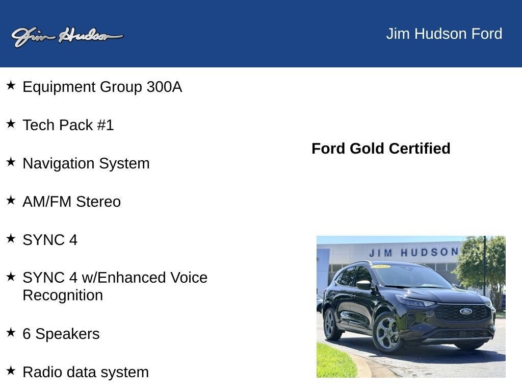 Certified 2023 Ford Escape ST-Line w/ Tech Pack #1 FWD image 12