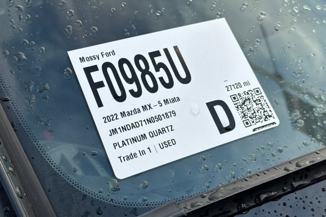 Used 2022 MAZDA MX-5 Miata Grand Touring image 3