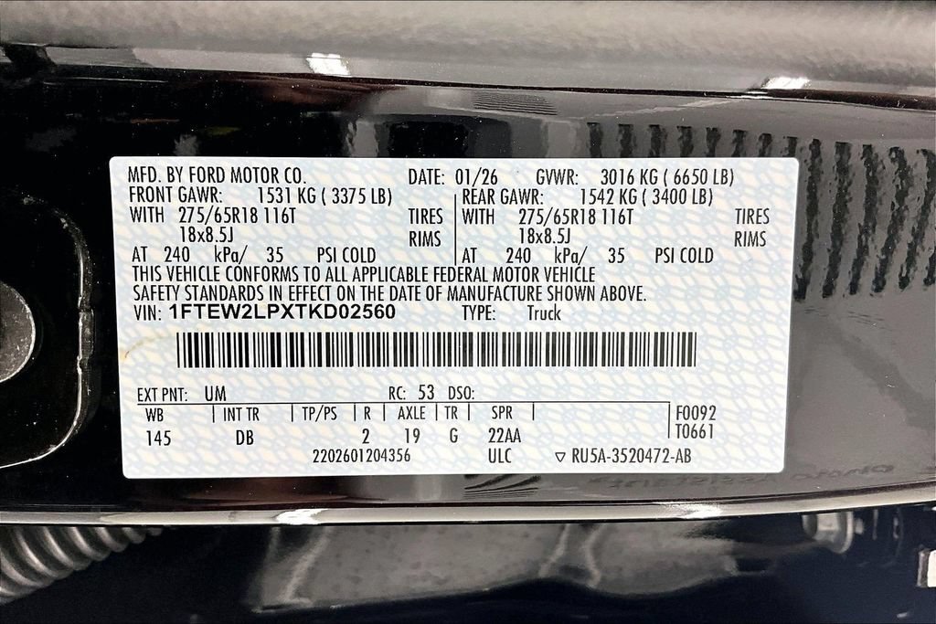 Certified 2026 Ford F150 STX AWD/4WD image 36