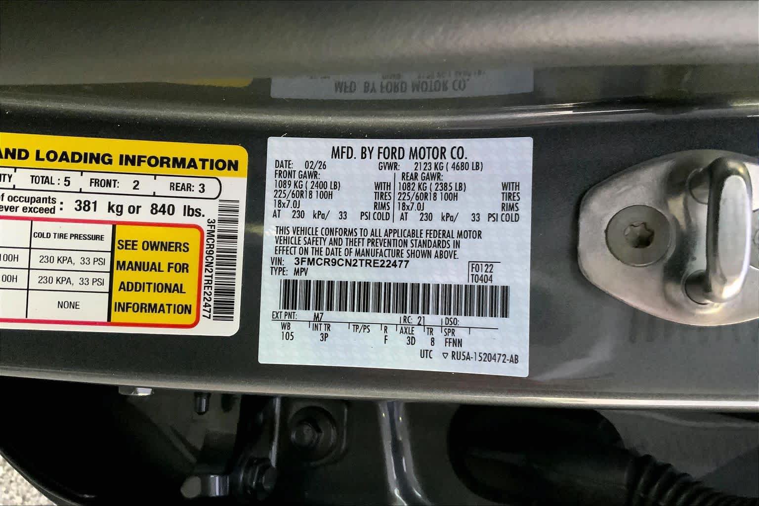 Certified 2026 Ford Bronco Sport Outer Banks w/ Outer Banks Tech Package+ AWD/4WD image 30