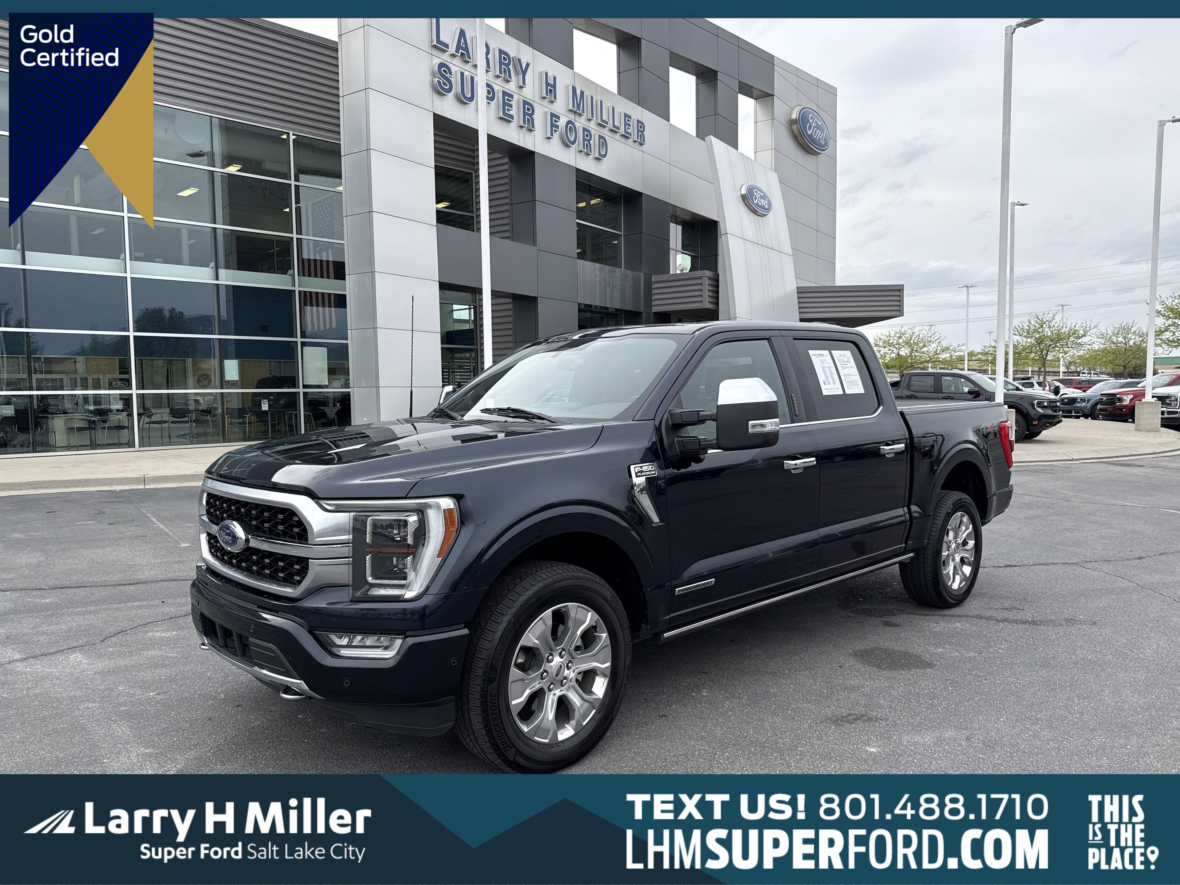 Certified 2023 Ford F150 Platinum w/ Equipment Group 701A High image 1