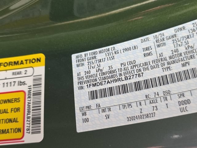 Certified 2024 Ford Bronco Big Bend AWD/4WD image 10