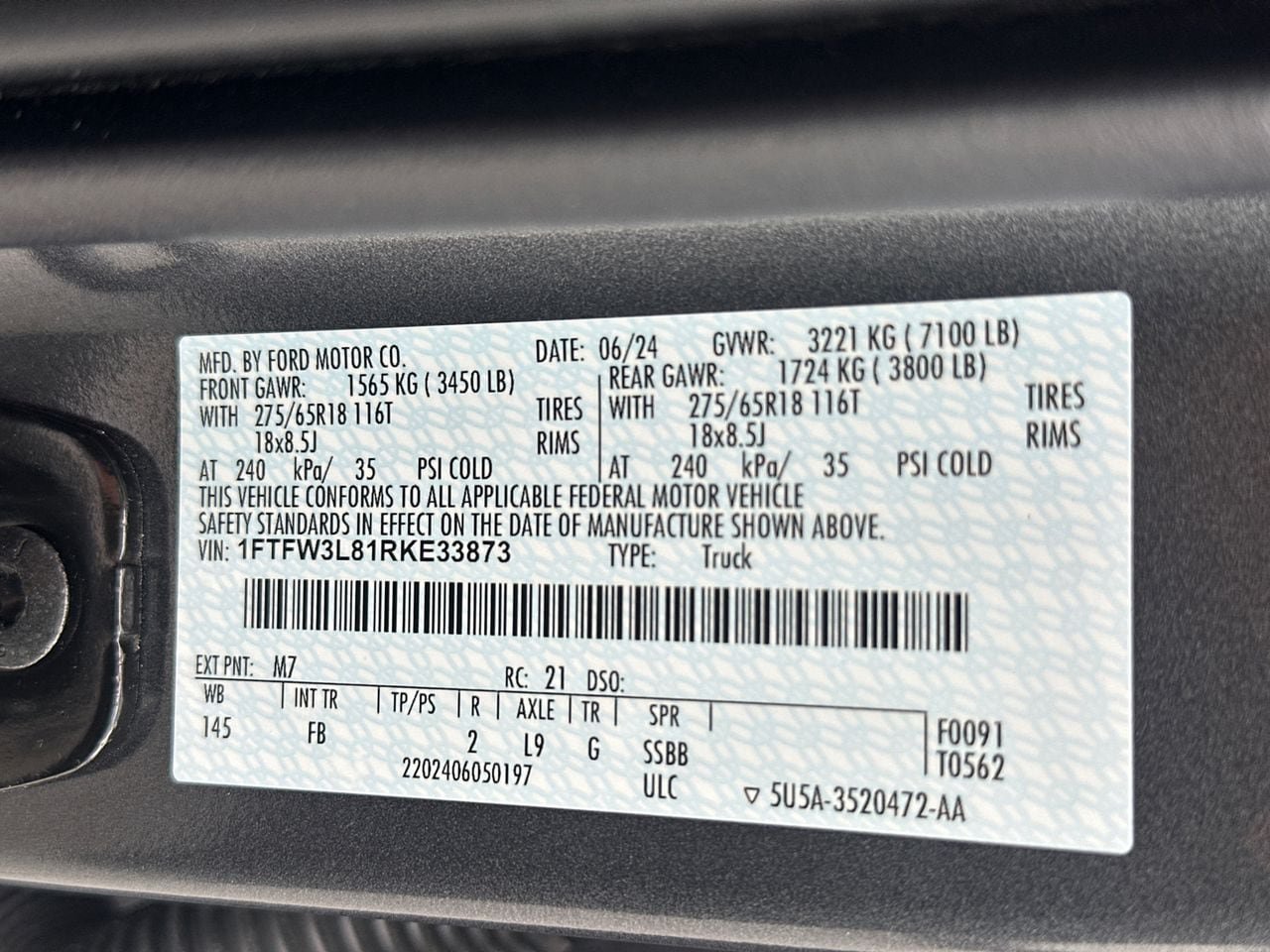 Certified 2024 Ford F150 XLT w/ Equipment Group 302A MID AWD/4WD image 34