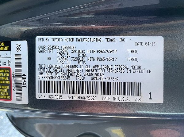 Used 2019 Toyota Tacoma TRD Sport w/ Technology Package AWD/4WD image 61