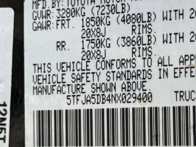 Used 2022 Toyota Tundra Limited AWD/4WD image 33
