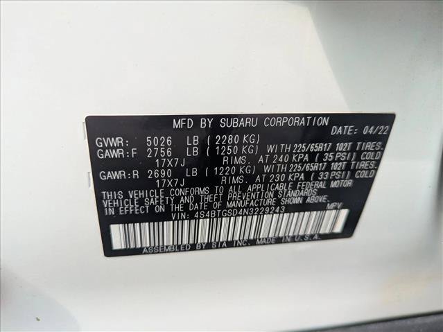 Used 2022 Subaru Outback Wilderness AWD/4WD image 16