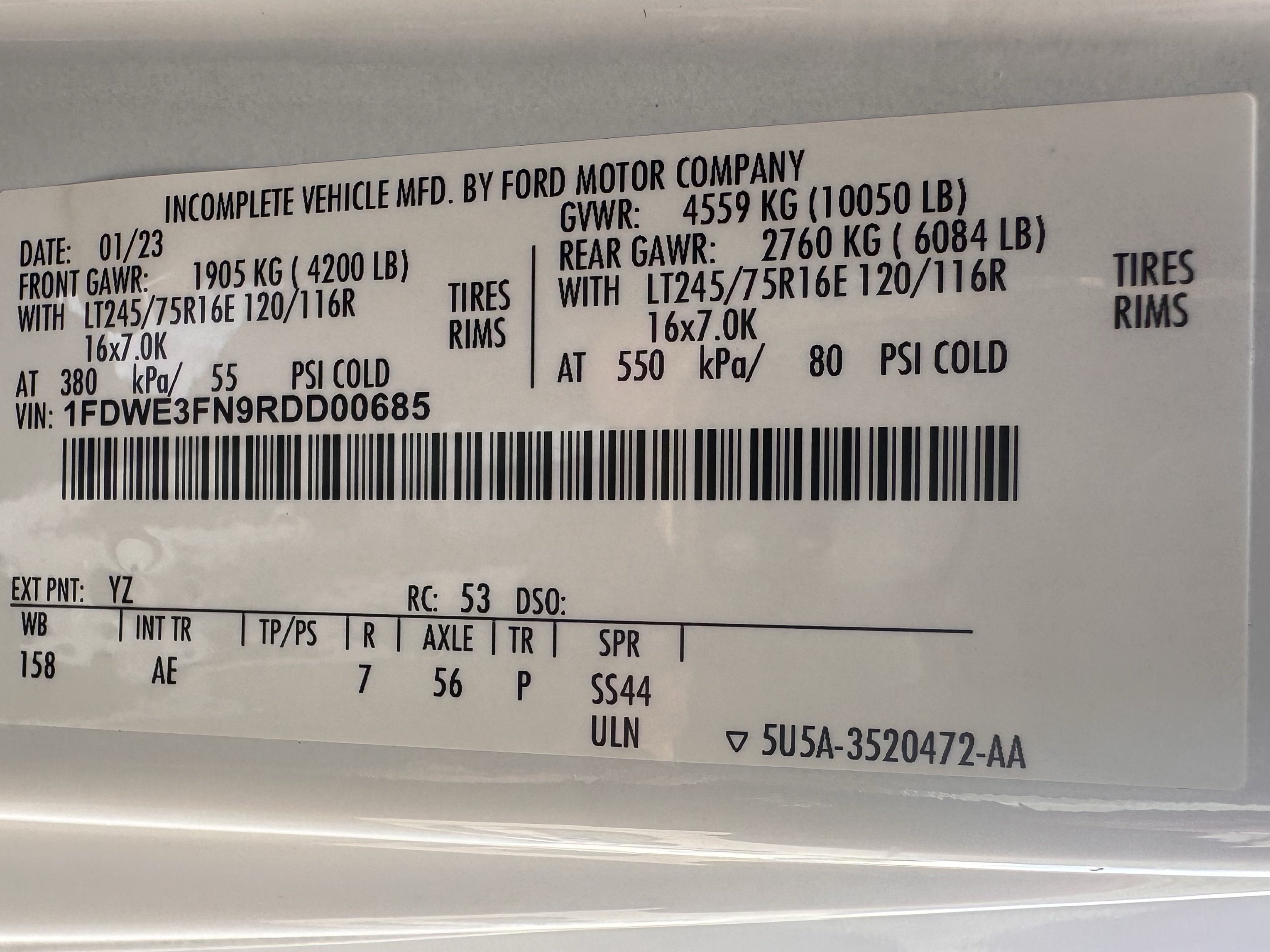 Certified 2024 Ford E-350 and Econoline 350 Super Duty w/ Power Windows & Locks Group RWD image 28