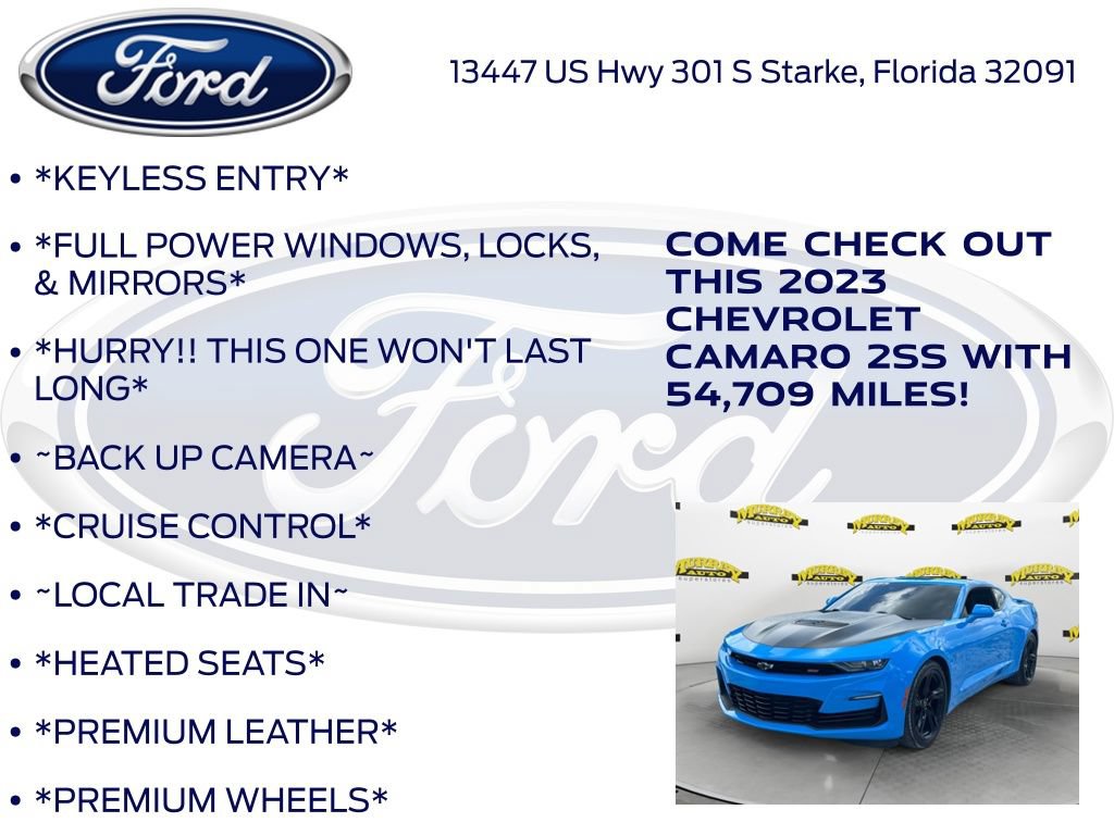 Used 2023 Chevrolet Camaro SS RWD image 12