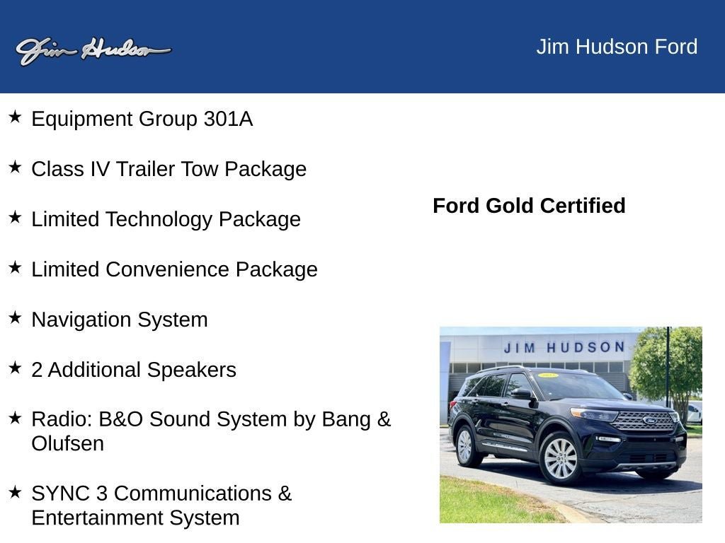 Certified 2023 Ford Explorer Limited w/ Limited Technology Package AWD/4WD image 12