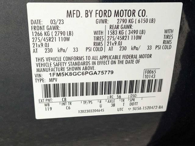 Certified 2023 Ford Explorer ST w/ Equipment Group 401A AWD/4WD image 31