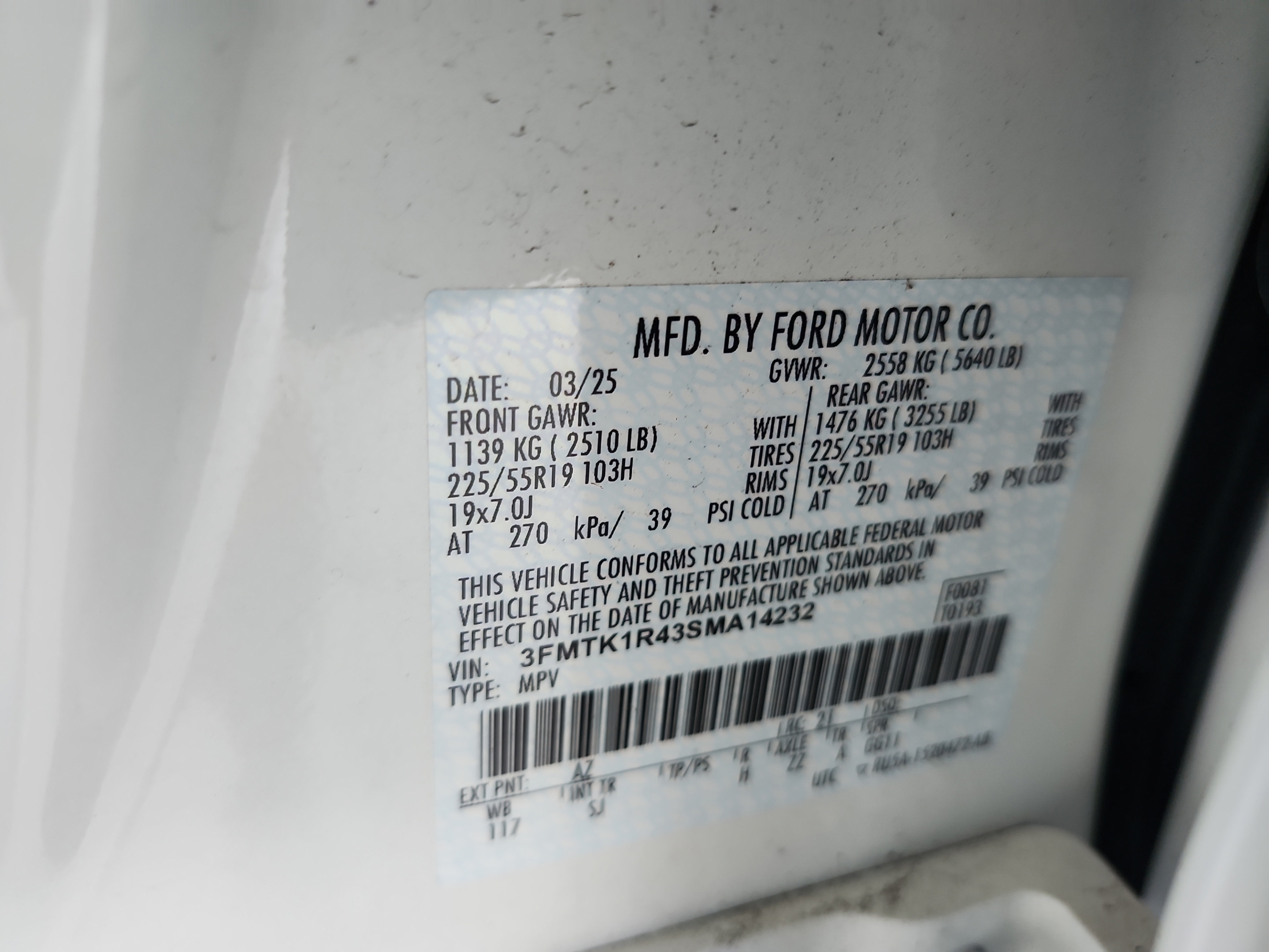Certified 2025 Ford Mustang Mach-E Select RWD image 20