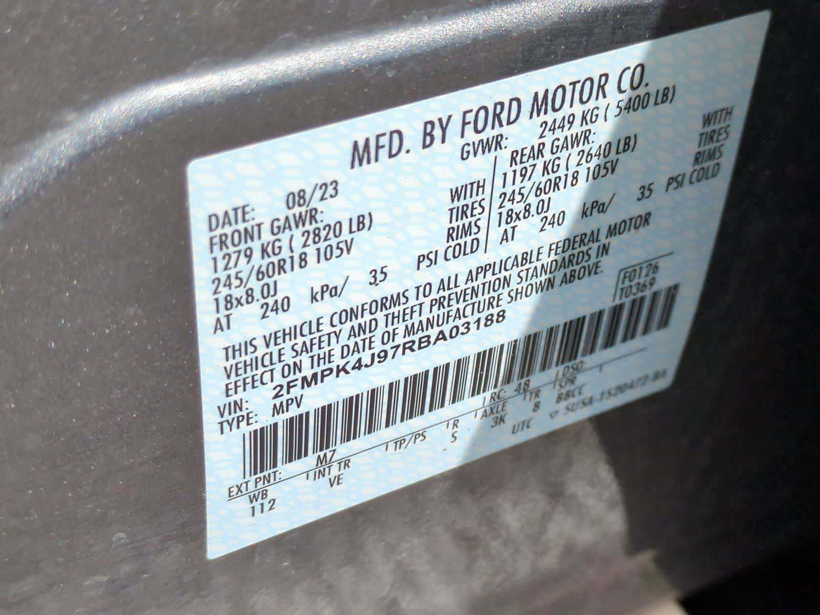 Certified 2024 Ford Edge SEL w/ Convenience Package AWD/4WD image 35