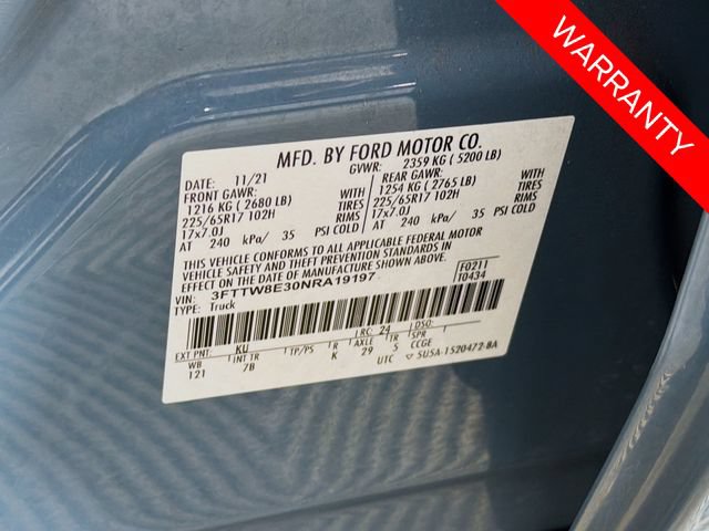 Certified 2022 Ford Maverick XLT FWD image 32