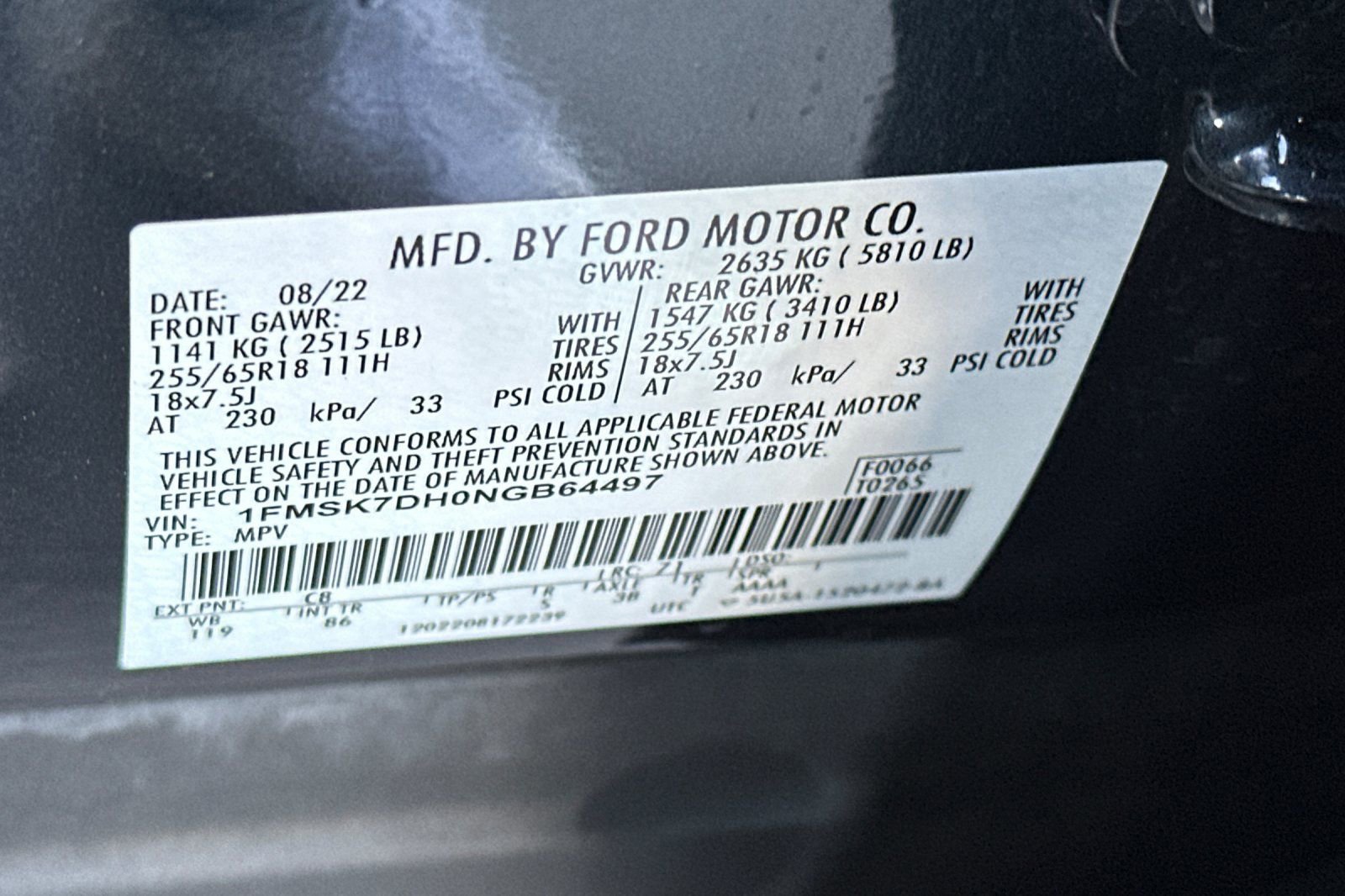 Certified 2022 Ford Explorer XLT image 25