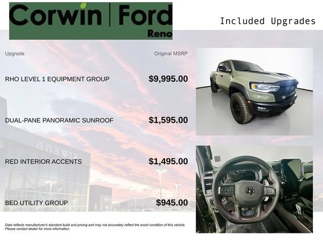 Used 2026 RAM 1500 RHO w/ RHO Level 1 Equipment Group AWD/4WD image 3
