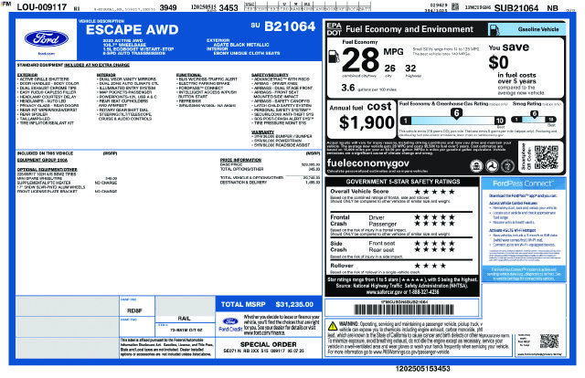 Certified 2025 Ford Escape Active AWD/4WD image 3