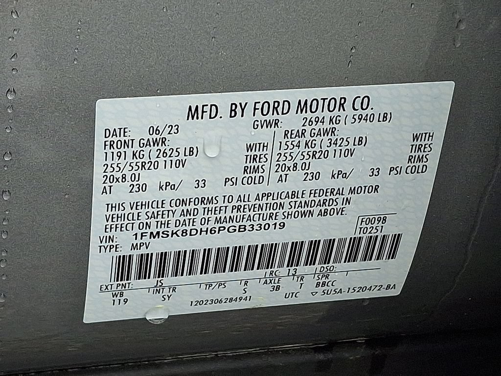 Certified 2023 Ford Explorer XLT w/ Equipment Group 202A AWD/4WD image 27