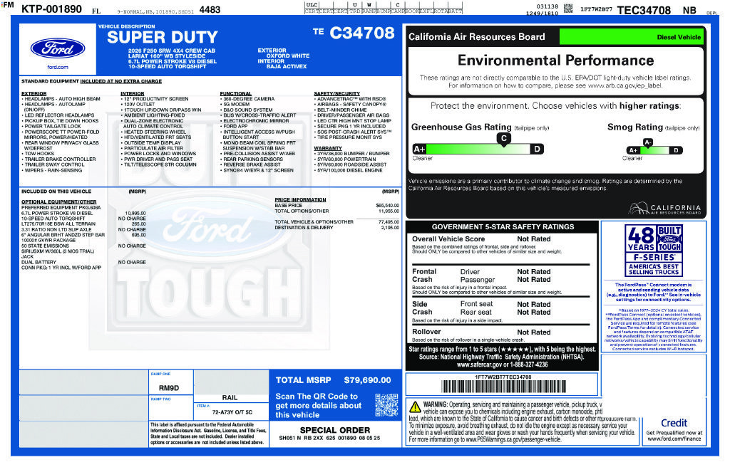 Certified 2026 Ford F250 Lariat AWD/4WD image 5