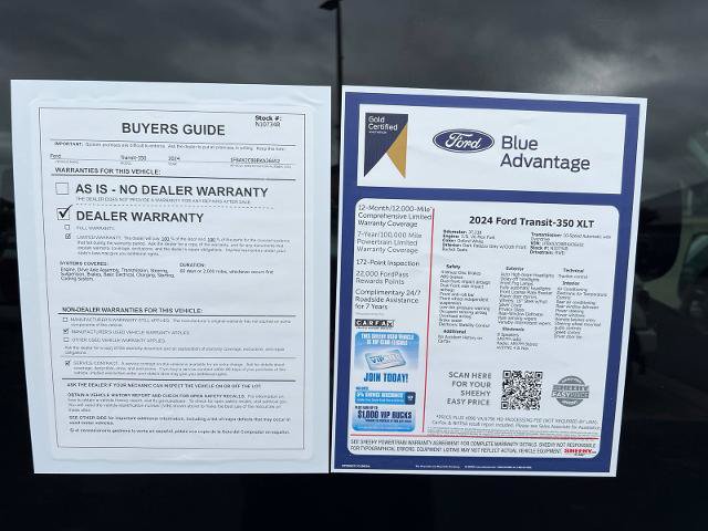 Certified 2024 Ford Transit 350 XLT RWD image 26