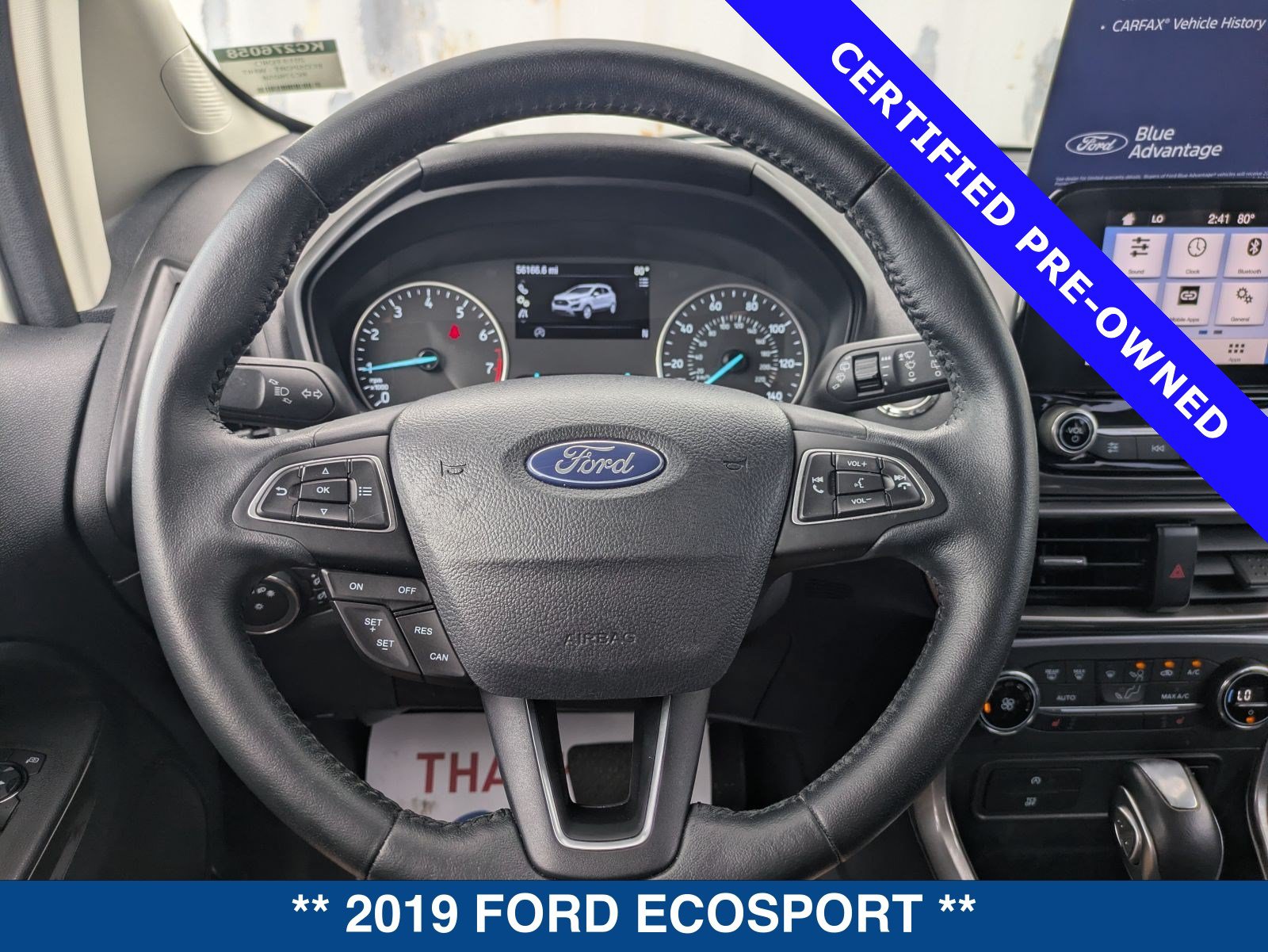 Certified 2019 Ford EcoSport SE FWD image 28