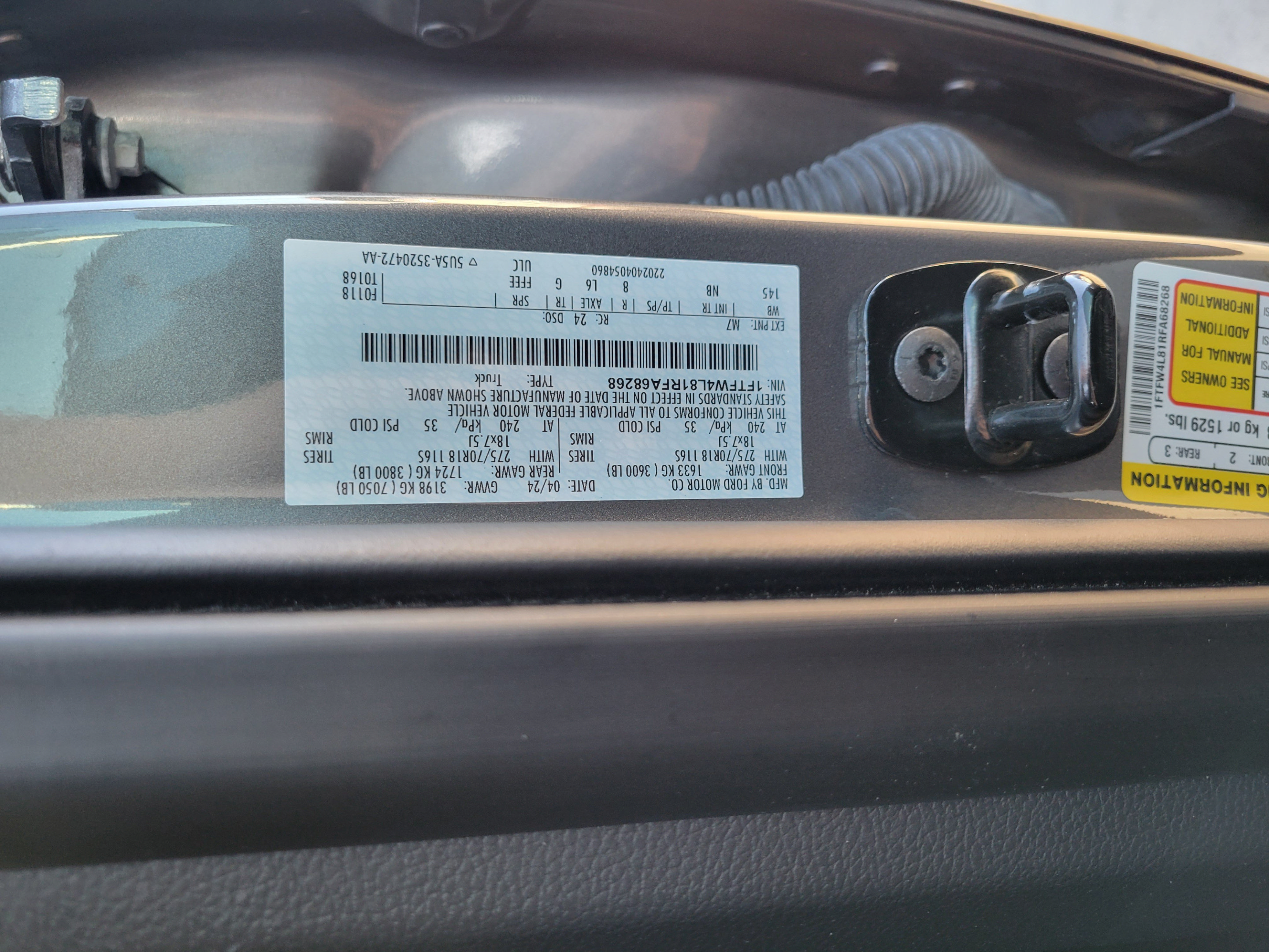 Certified 2024 Ford F150 Tremor w/ Equipment Group 402A High AWD/4WD image 31